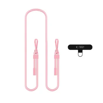 Tech-Protect C5SE Phone Lanyard Strap with Adapter - Pink