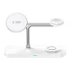 Tech-Protect QI15W-A45 3in1 Wireless Charger with MagSafe, White