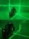 360° Plane Laser Level, 30m, 12x Green Beam, IP54