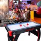 Board Game Mega Air Hockey Table with Backlight, 137x74x90cm