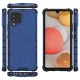Honeycomb Armor Case with TPU Bumper for Samsung Galaxy A42 5G, Blue