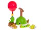 Balloon Launcher & Powered Car Toy Set Aerodynamic Cars Racers Party Supplies with Manual Balloon Pump, Fish