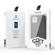 Dux Ducis Grit Faux Leather Case for iPhone 14 Plus with MagSafe, Black