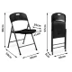Plonos PL-404 Folding Garden Chairs, Set of 4
