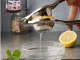 Metal Manual Lemon and Citrus Juicer, 20.5 cm, Silver