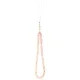 Guess IML Flowers Electro Pearl Strap MagSafe Case for iPhone 17 Pro, Pink