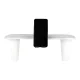 Momo Croissant Manicure Hand Rest with Phone Holder, Grey