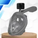Bakalu Full Face Snorkeling Mask L/XL with GoPro Mount, Grey