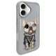 Nimmy Glasses Cool Dog Case for iPhone 16, Gray