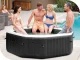 Intex 28458 Inflatable Hot Tub SPA, 4-Person, 180x71 cm, Black