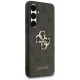 Guess Case for Samsung Galaxy S25 FE HC PU Leather 4G Metal Logo Black