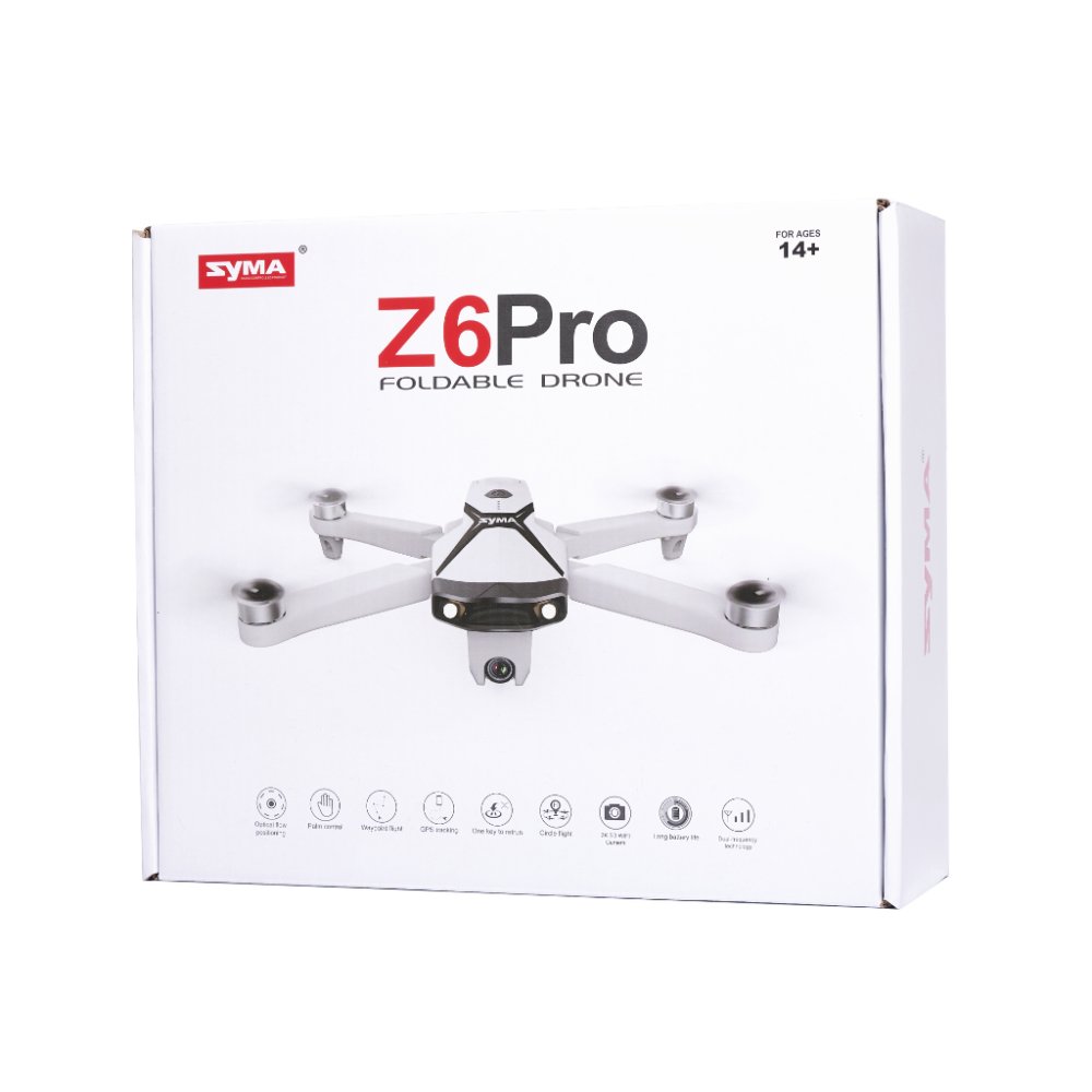 Drone Quadrocopter RC SYMA Z6PRO GPS 4K 5G Wifi FPV 2,4GHz (1)