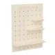 Wooden Wall Pegboard Organizer Maclean MC-131 WD, 60x80 cm