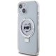 Karl Lagerfeld iPhone 15 Plus Case Ringstand MagSafe, White