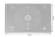 Non-slip Silicone Pastry Baking Dough Rolling Mat, 64x45 cm