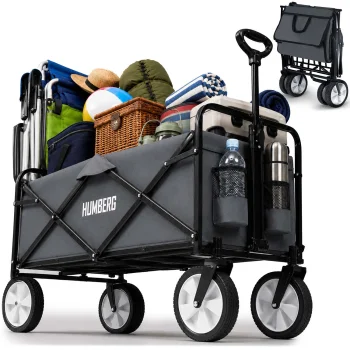 Humberg Hm-511 Folding Garden Cart, 80L