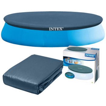 Intex 28020 Pool Cover for 244 cm Easy Set Inflatable Pools, Dark Blue