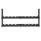 Maclean MC-102 B Under-Desk Cable Organizer, 2 Levels, Black