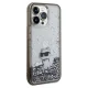 Karl Lagerfeld iPhone 13 Pro Max Case Liquid Glitter Choupette, Transparent
