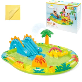 Inflatable Dinosaur Water Play Center Pool with Slide INTEX 57166