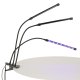 Flexible 3-Head LED Grow Light for Indoor Plants with Timer