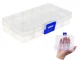 Transparent Organizer Box with 10 Compartments