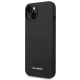 Karl Lagerfeld Silicone Plaque MagSafe Case for iPhone 14 Plus - Black