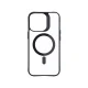 3mk Satin Armor MagCase for iPhone 16 Pro Max, Clear with Black Frame