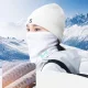 Rockbros LFA23 TVI Women\'s Knitted Bicycle Neck Warmer - White