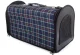 Large pet carrier bag for dogs and cats, 43x25x26 cm, blue