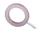 24 LED Desk Lamp with Clip, White/Pink