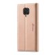 Xiaomi Redmi Note 9 Pro / 9s / Max FORWENW F1 Leather Wallet Book Case Cover, Rose Gold
