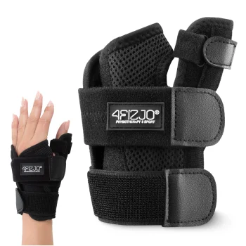 4Fizjo 863 Universal Wrist and Thumb Brace, Black
