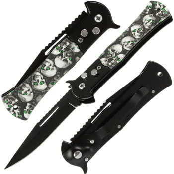 Tactical Folding Knife, Steel Blade, 20.5 cm