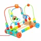 Educational Bead Maze Pull Toy with Animals
