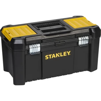 Stanley Essential 19" Plastic Toolbox with Metal Latches, 48 cm, 16.8 L