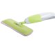 Sturdy Flat Spray Mop with Swivel Head and Microfiber Pad, Green