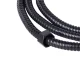 Shower Set: 5-Function Shower Head, 150cm Hose, Holder, Black