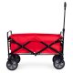 Saliekamais dārza un pludmales transporta ratiņš 100 kg, 85x47 cm, MultiGarden, sarkans