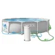 Frame Pool Intex 26712ND 366 x 76 cm with Filter Pump and Cover