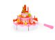 Cutting Birthday Cake Toy Set with Play Food & Accessories 76 pcs