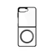 3mk Satin Armor Case+ Flip for Samsung Galaxy Z Flip 8, Transparent