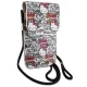Hello Kitty Leather Tags Graffiti Cord Bag, Beige