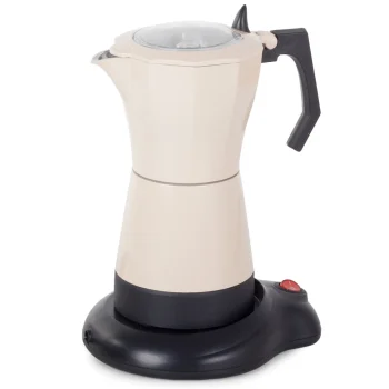 Espresso Moka Electric Coffee Maker 300ml, white