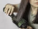 Multifunctional 4-in-1 Hair Styling Brush, 2000W, Black/Green