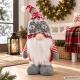 Christmas Gnome with Telescopic Legs 45–65 cm, Red