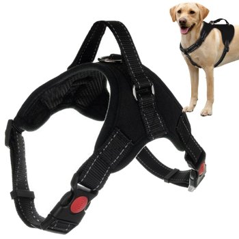 Heavy-Duty No-Pull Dog Harness with Handle, Lightweight M