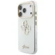 Guess IML 4G Script Metal Case for iPhone 17 Pro / 18 Pro, White