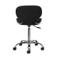 Gabbiano Q-4599 Cosmetic Stool, Black