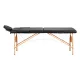 Balance Folding Wooden Massage Table, 2 Segments, Black